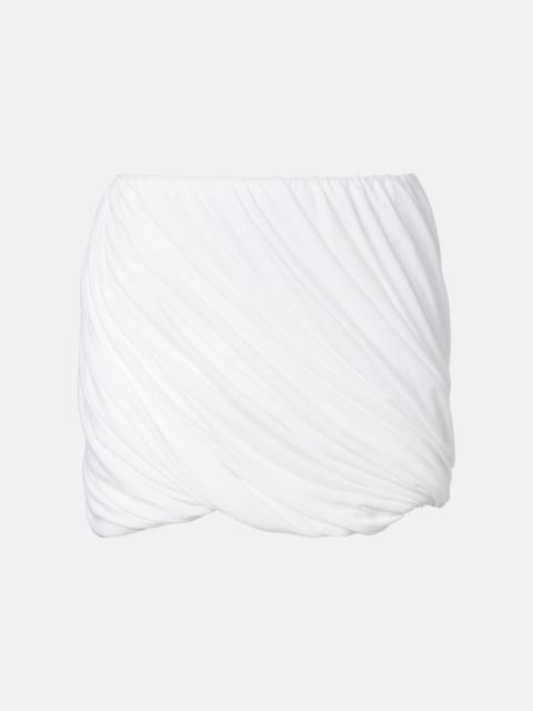 NORMA KAMALI Twist jersey miniskirt