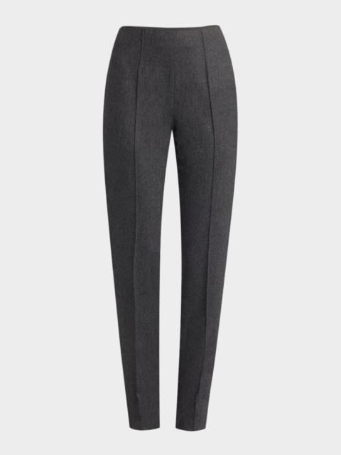 GIORGIO ARMANI Cashmere Flannel Slim-Leg Ankle Trousers