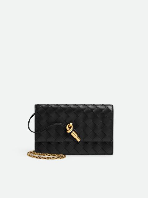 Bottega Veneta Andiamo Wallet on Chain