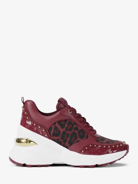 MICHAEL KORS Katrina Mixed-Media Trainer