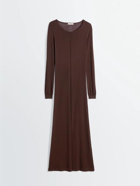 LONG SLEEVE TUBE DRESS IN VISCOSE CREPE