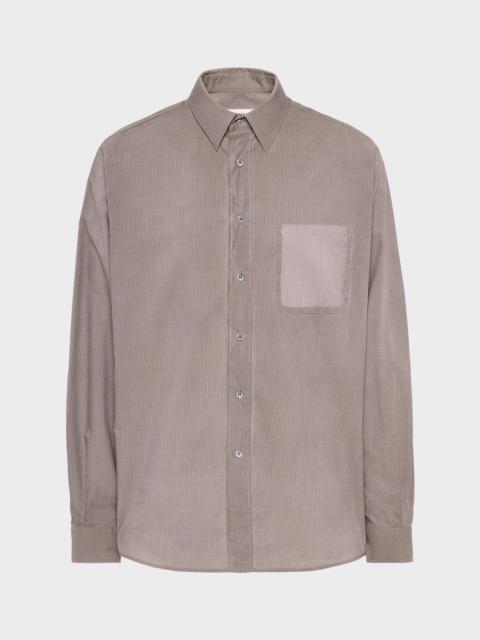 Maison Margiela Long-Sleeve Cotton Shirt
