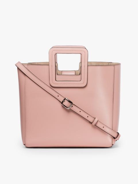 STAUD SHIRLEY LEATHER BAG | DARK BLUSH