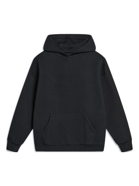 Li-Ning Li-Ning Anything Is Possible Logo Hoodie 'Black' AWDT757-3