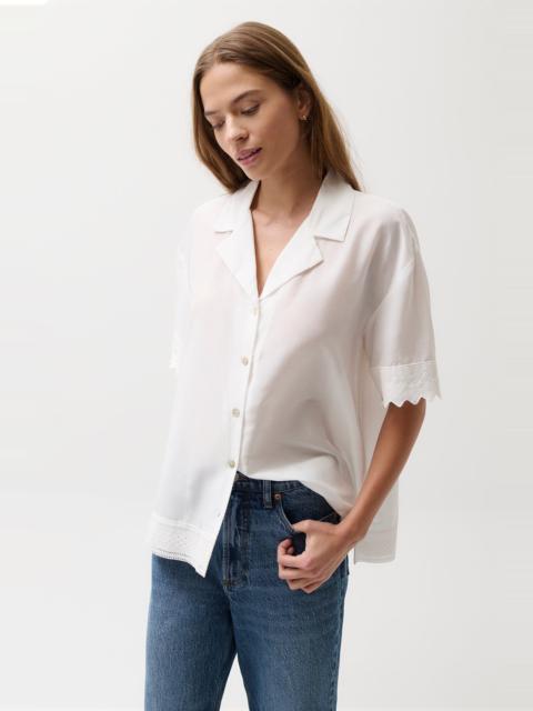 PISTOLA MALIAH CAMP SHIRT - SOFT WHITE
