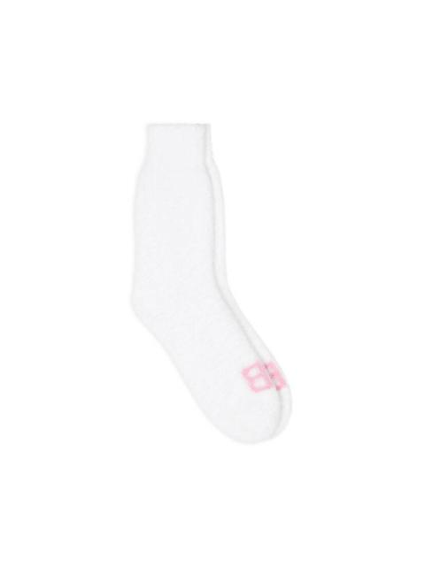 BALENCIAGA Women's Bb Homewear Socks in White