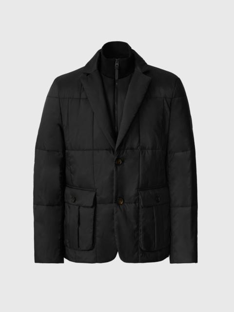 MACKAGE KEATON 2-in-1 Ultra-Light Quilted Blazer with Removable Bib