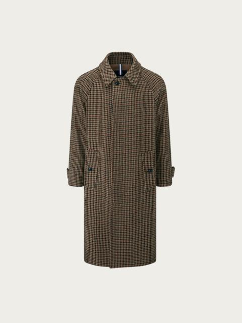GLOVERALL Harris Tweed Mac - Brown