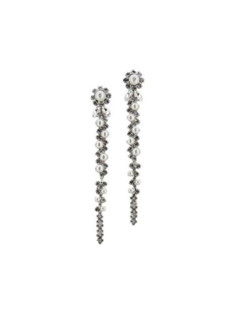 Simone Rocha beaded flower earrings