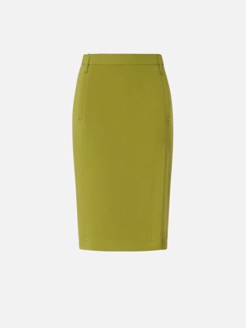 FITTED MIDI SKIRT WITH SLIT