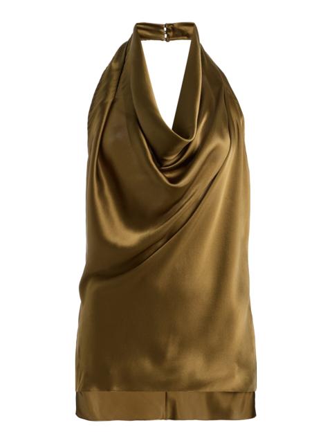 ADAM LIPPES Cusette Silk Charmeuse Top