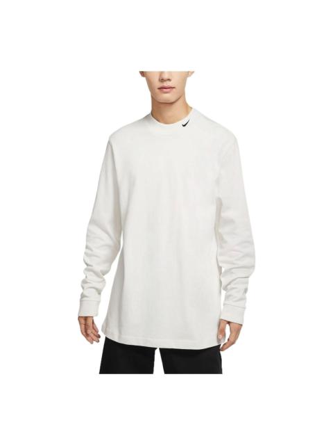 Nike Nike AS M NL LS MOCK NECK SHIRT 'White Black' DX5869-030