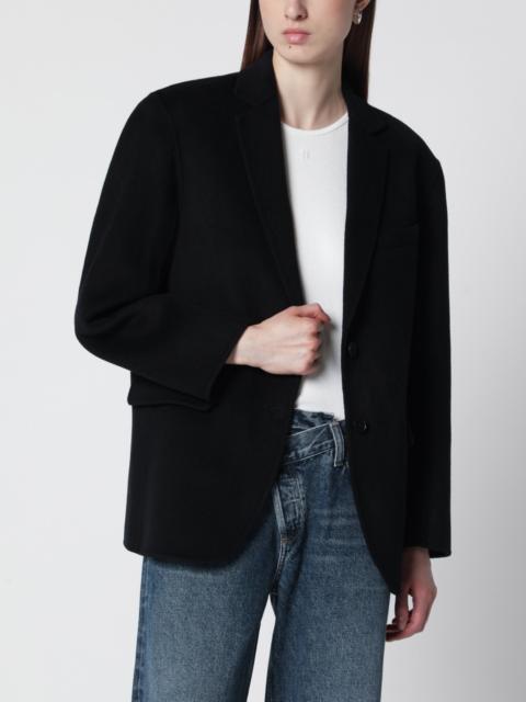 ANINE BING Quinn oversized wool-cashmere blazer in black
