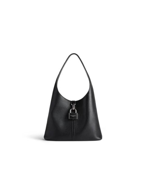 BALENCIAGA Women's Locker Medium North-south Hobo Bag in Black