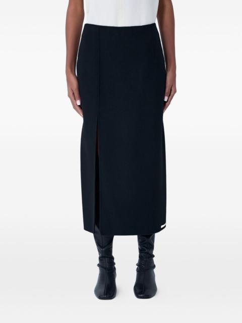 Sportmax slit midi skirt