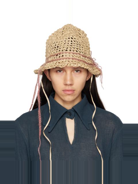 Solitude Studios SSENSE Exclusive Tan Basket Hat