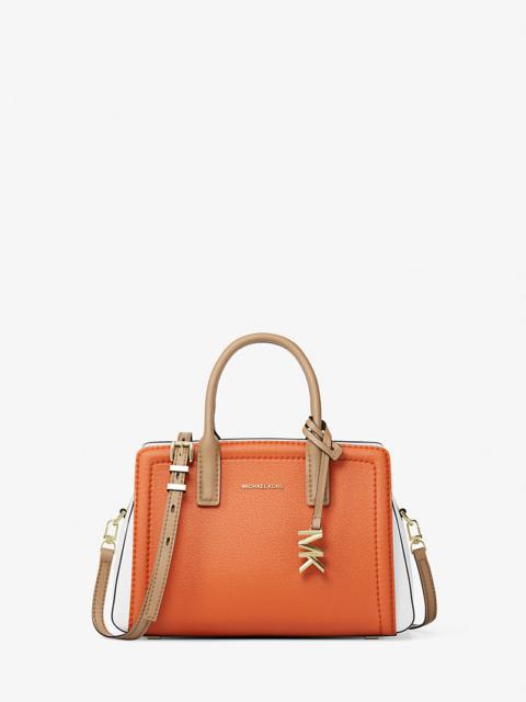 MICHAEL KORS Laila Extra-Small Color-Block Leather Crossbody Bag