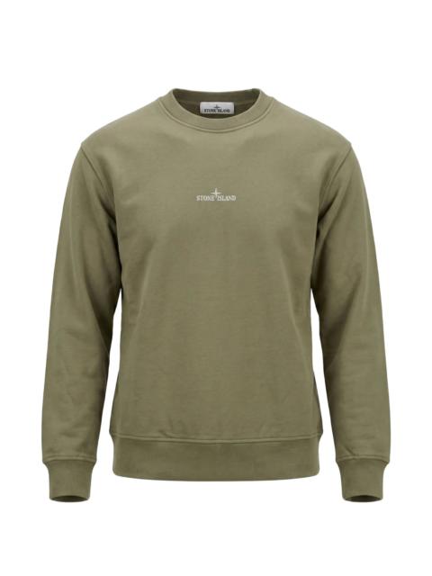 Stone Island Stone Island Logo-print Long-sleeve Sweatshirt