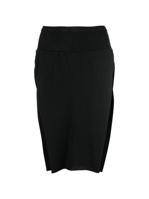 Rick Owens DRKSHDW side slits skirt
