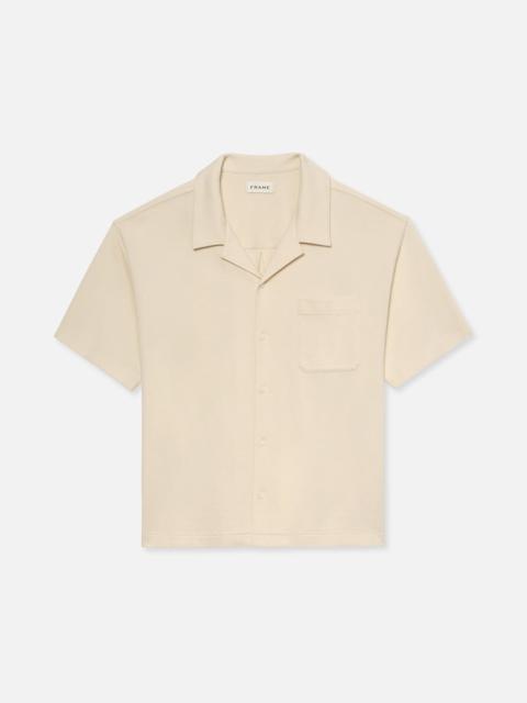 Duo Fold Relaxed Shirt in White Sand