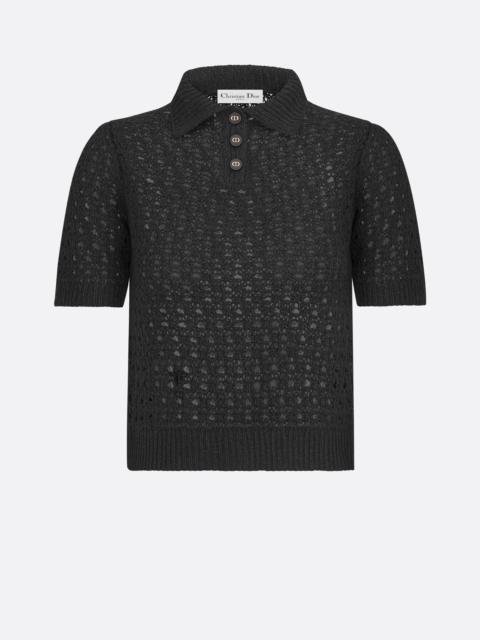 Dior Macrocannage Polo Shirt