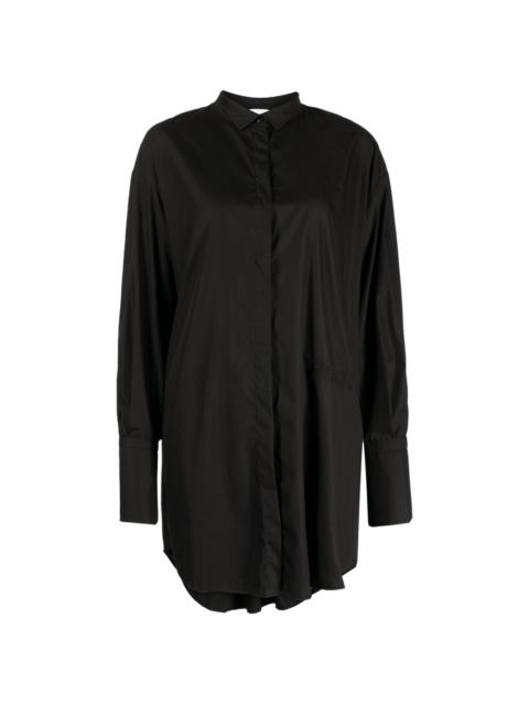 PATOU embroidered logo shirt dress