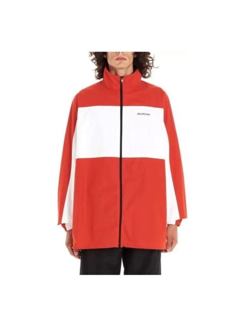 BALENCIAGA Balenciaga Two-Tone Full Zip Jacket 'Red White' 571434TYB186403
