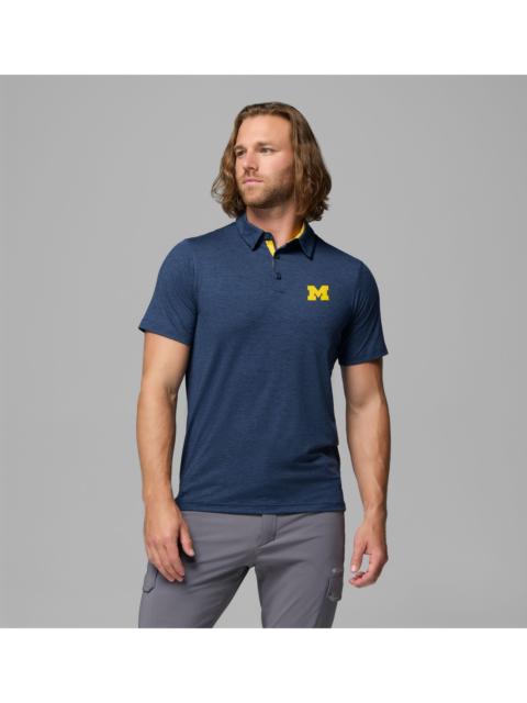 Columbia Men's Collegiate Tech Trail Polo - Michigan