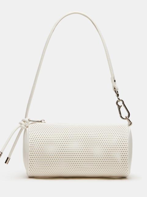 STEVE MADDEN PRIYA PERFORATED BAG WHITE