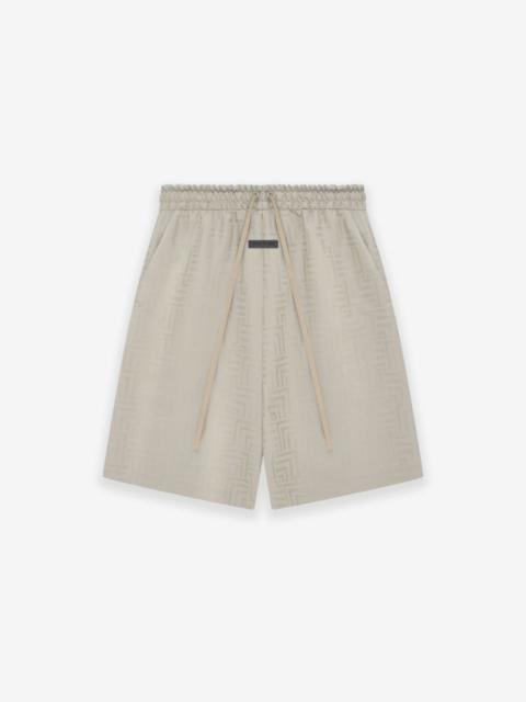 Wool Jacquard Relaxed Short