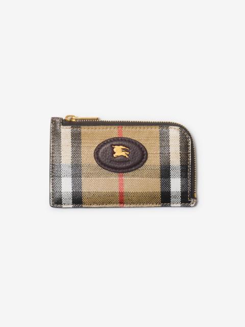 Burberry Highlands Zip Card Case