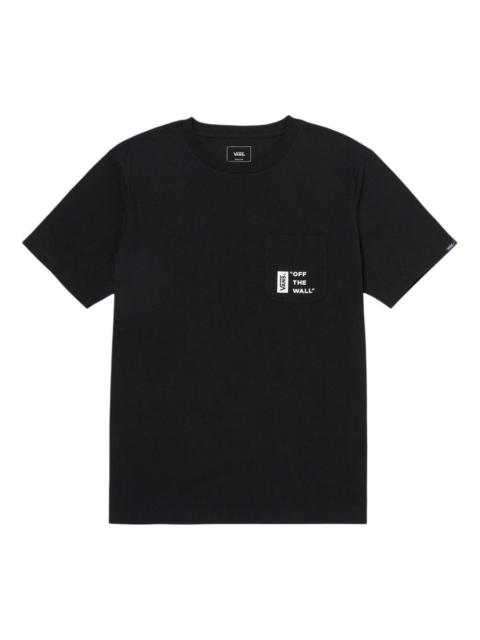 Vans Vans x WTAPS Logo T-Shirt 'Black' VN0A7SPRBLK | REVERSIBLE