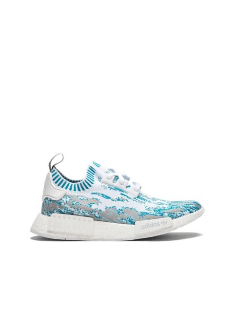 adidas gazelle silver green womens Adidas Mens HU NMD Shoes 'Aqua' main image 0