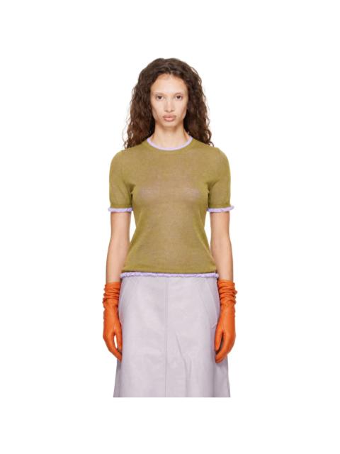 NICKLAS SKOVGAARD Green Linnea Knit T-Shirt