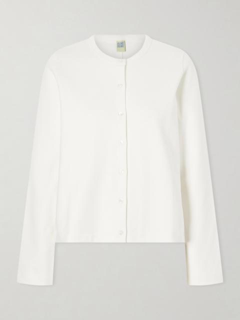 FLORE FLORE Poppy Organic Cotton-jersey Cardigan