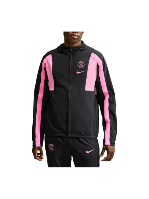 Nike Nike x Paris Saint-Germain Energy Woven Jacket 'Black Pink Beam' IO3449-010