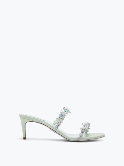 RENE CAOVILLA Eden Green Mint Slider Sandal 60