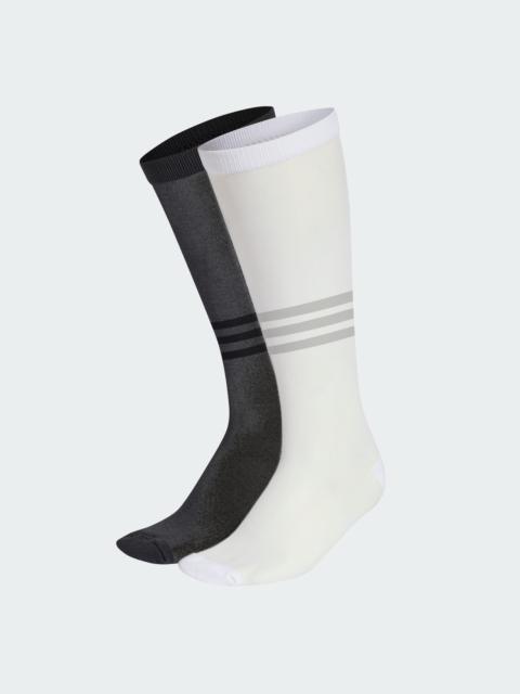 adidas SHEER HIGH CREW SOCKS 2 PAIRS
