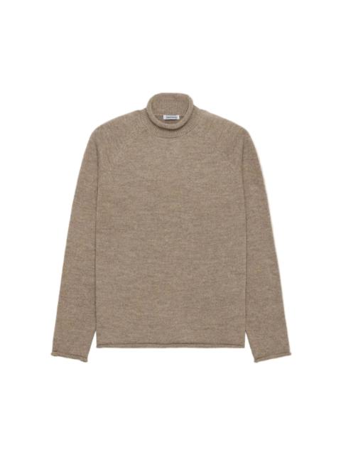 3sixteen Roll Neck Sweater Sandstone Baby Alpaca