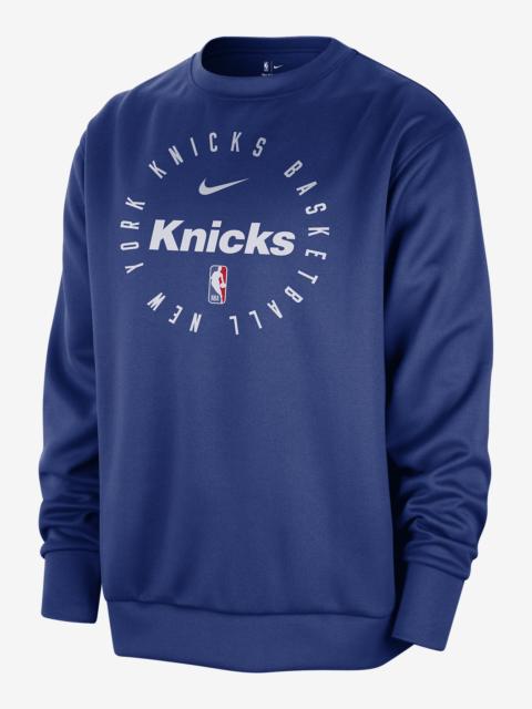 Nike New York Knicks Spotlight Men's Nike Dri-FIT NBA Crew-Neck Sweatshirt