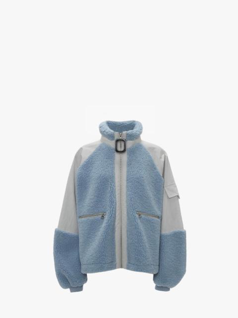 JW Anderson COLOUR BLOCK FLEECE TRACK TOP