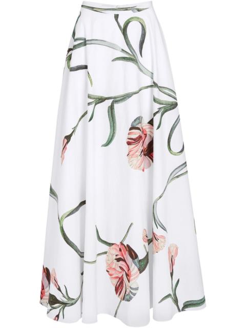 GIAMBATTISTA VALLI cotton maxi skirt