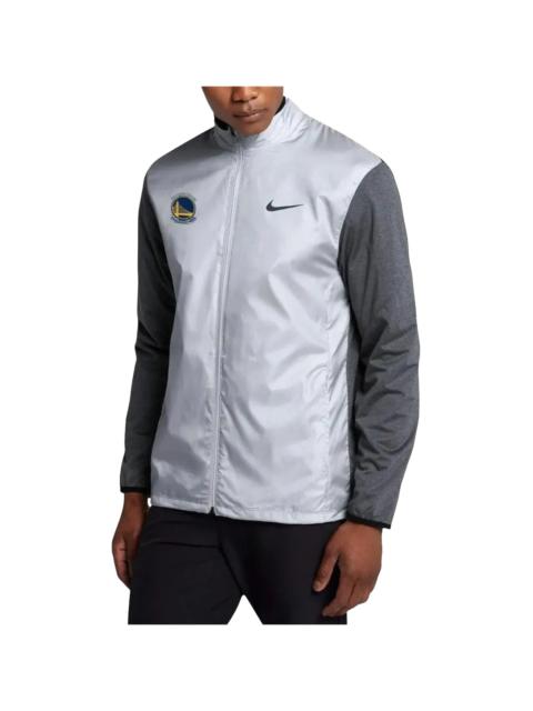 Nike NBA GS WARRIORS SHIELD FZ JACKET "Wolf Grey" GM4015 SHIELDFZJCKT