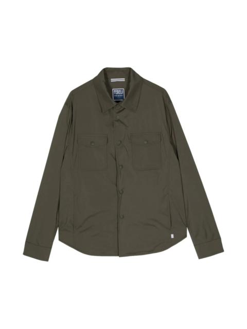 FEDELI PRESS-STUD FASTENING SHIRT
