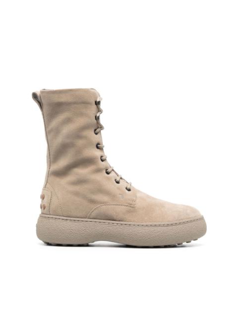 Tod's stud-detailing ankle boots