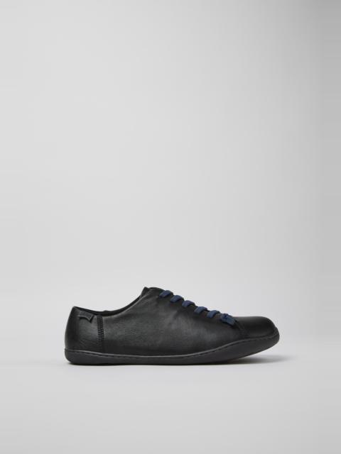 CAMPER Peu Black Leather Shoes for Men.