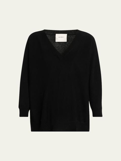 LISA YANG Kenny Cashmere V-Neck Sweater