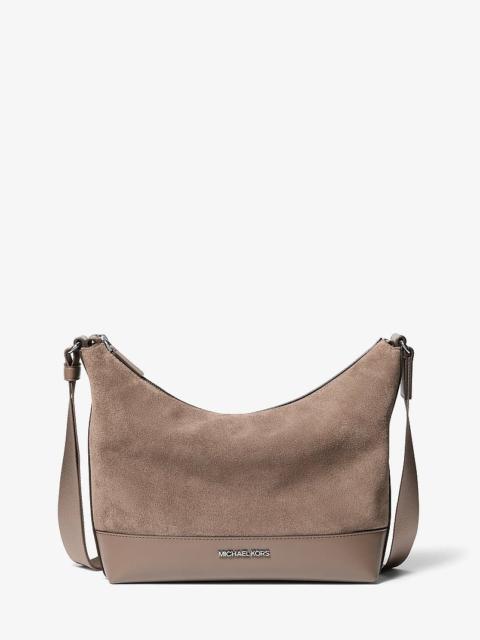 MICHAEL KORS Cooper Suede Crossbody Bag
