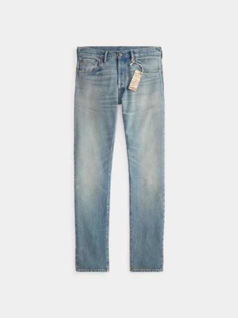 RRL by Ralph Lauren High Slim Jacquard Denim Jean