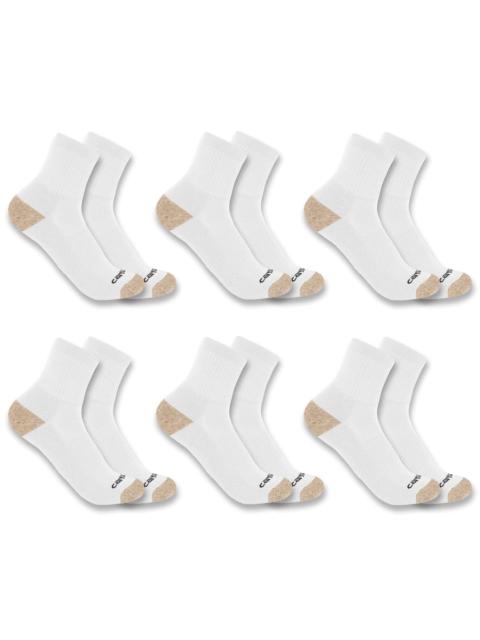 Carhartt Midweight Quarter Sock 6-Pack